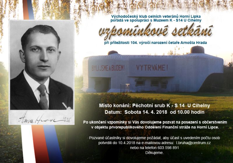 pozvanka 14.dubna 2018 Hrad