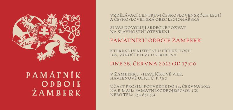 PO Žamberk pozvánka